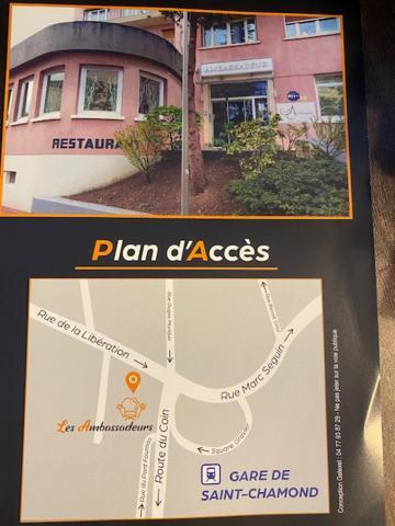 Les Ambassadeurs Hotel Saint-Chamond Bagian luar foto